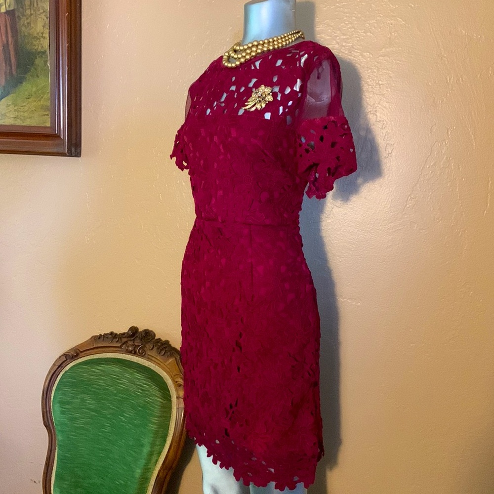 Romeo & Juliet Couture Giupure Dress. SZ L - Picture 3 of 6